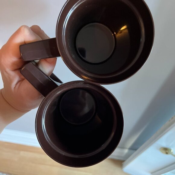 Vintage Fish Mug Fishing Flambeau Brown Cream Lake Trout Bluegill Crappie Perch - Picture 5 of 9